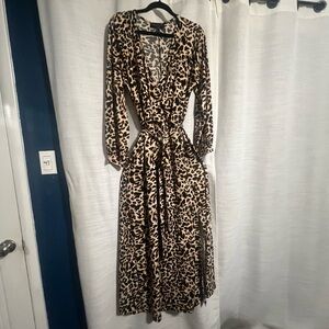 ELOQUII Women’s Animal Patterned Dress Size 14